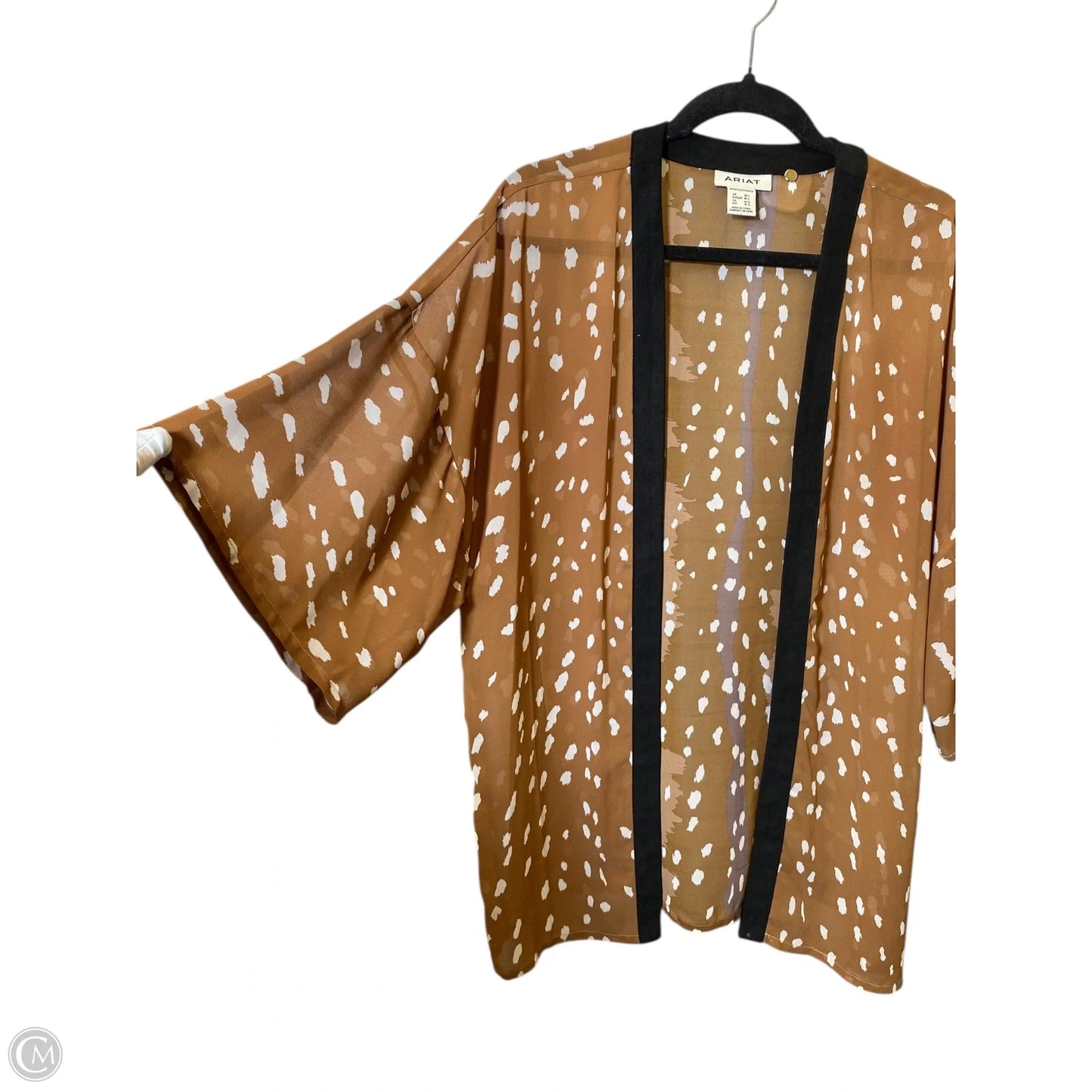 Cardigan By Ariat In Animal Print, Size: M