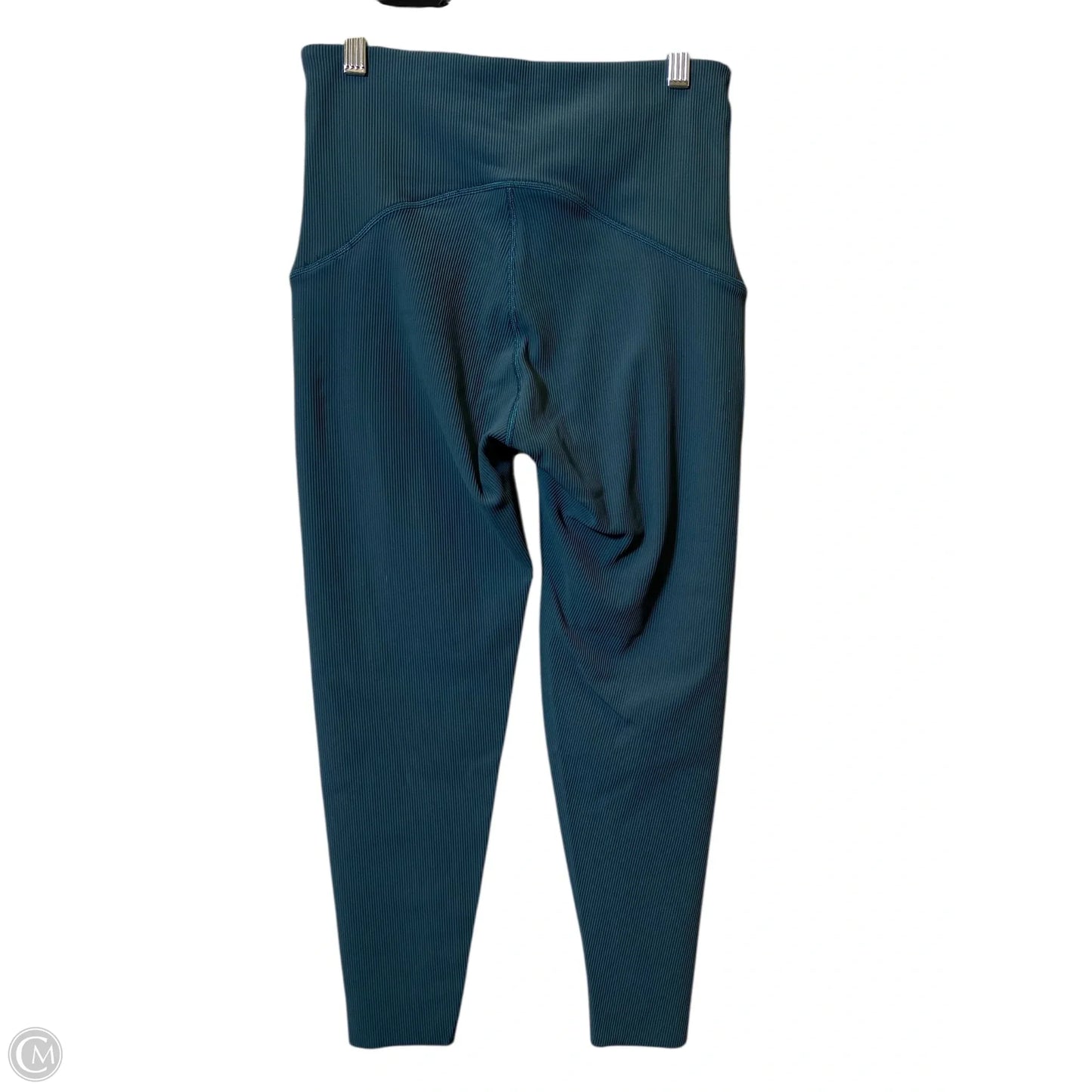 Athletic Leggings By Spanx In Green, Size: L