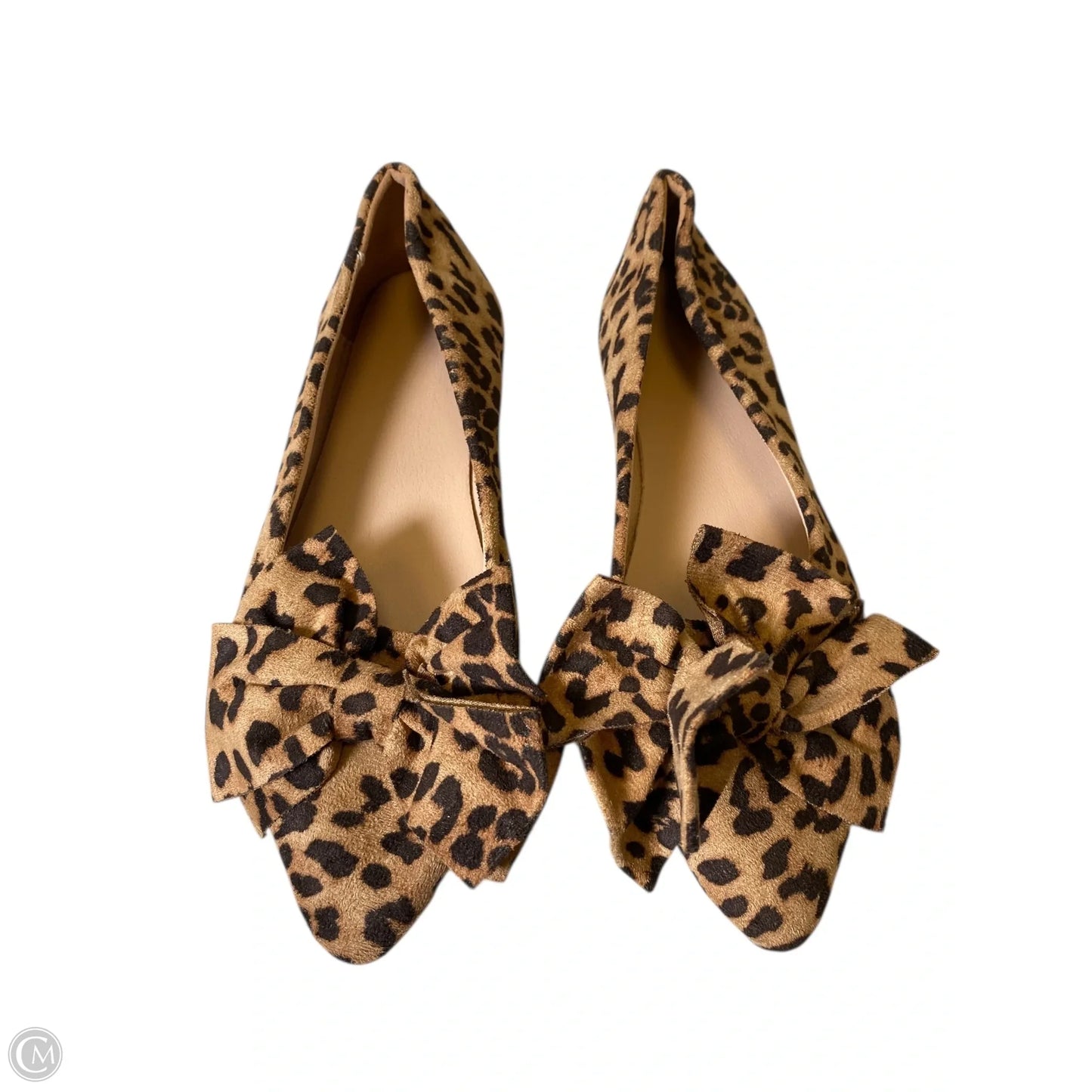 Shoes Flats By Clothes Mentor In Animal Print, Size: 9