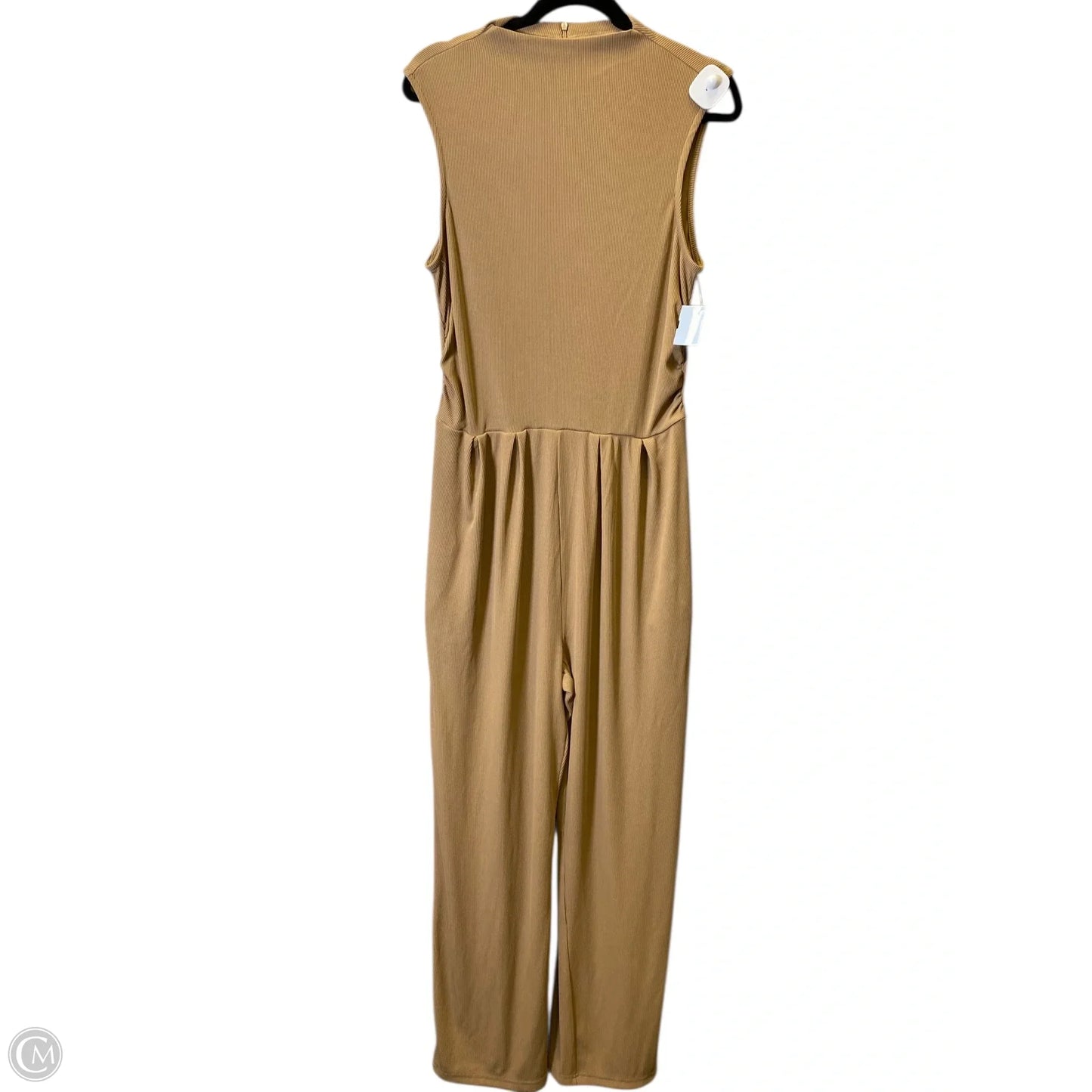 Jumpsuit By Prettygarden In Beige, Size: L