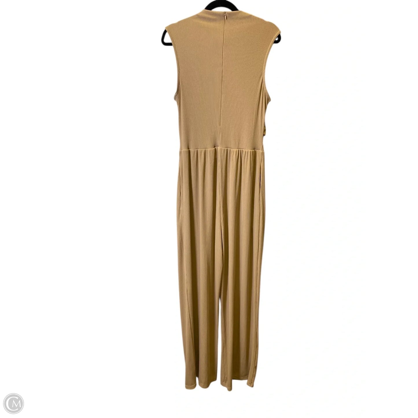 Jumpsuit By Prettygarden In Beige, Size: L