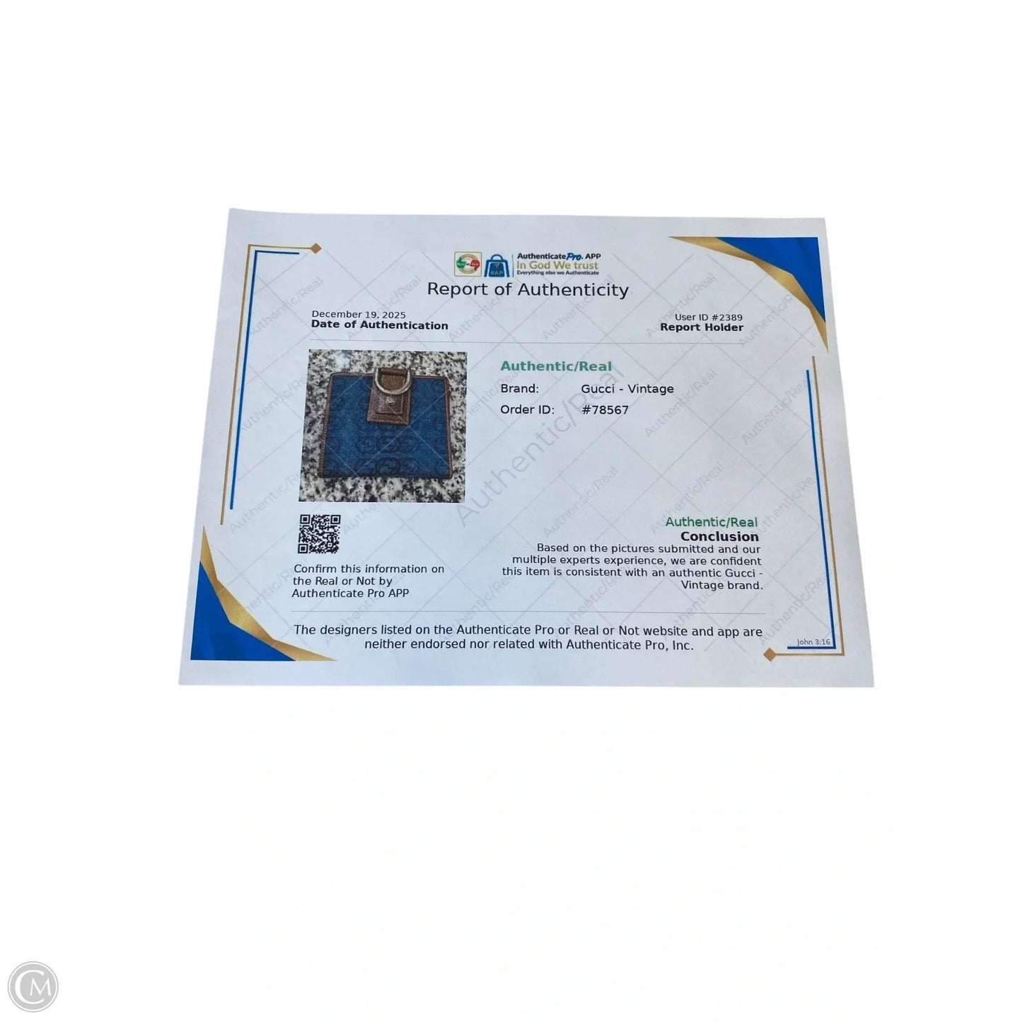 Wallet Luxury Designer By Gucci, Size: Medium