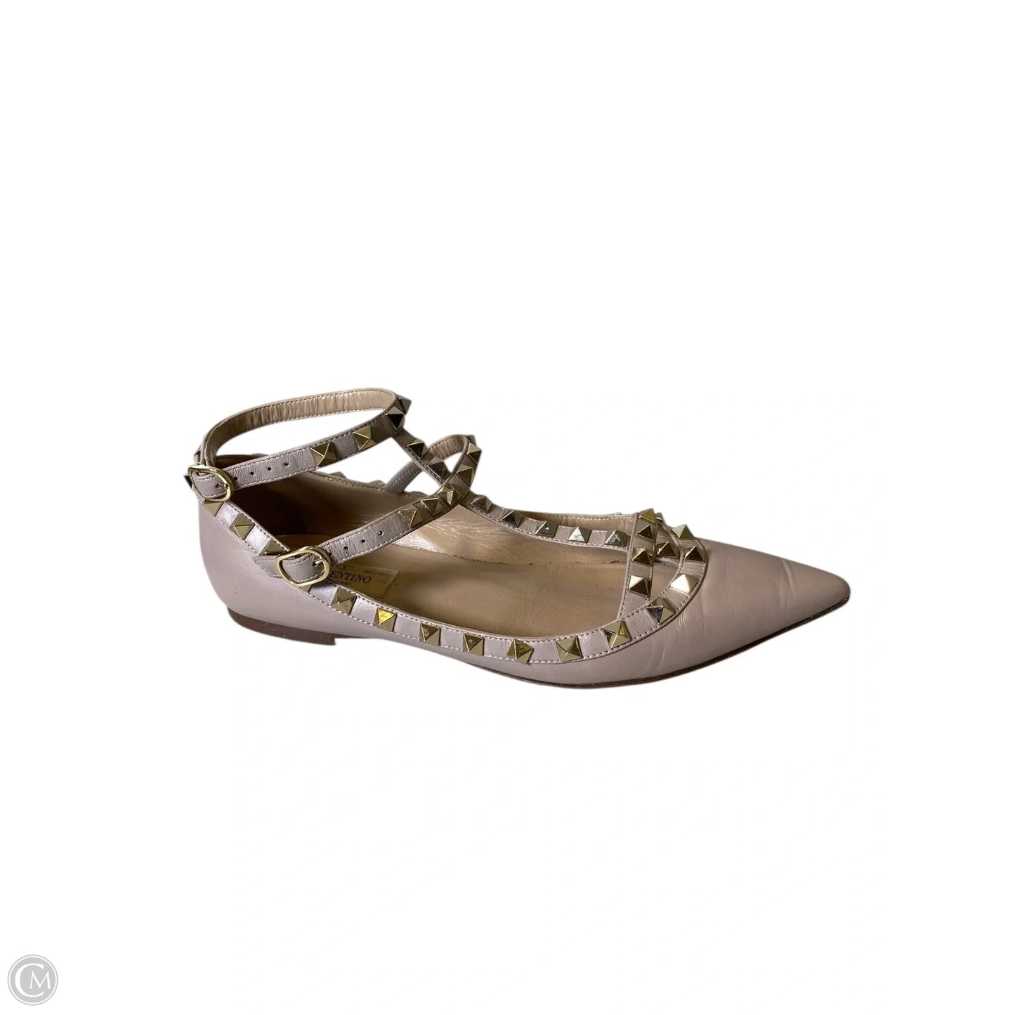 Shoes Luxury Designer By Valentino-garavani In Taupe, Size: 37.5