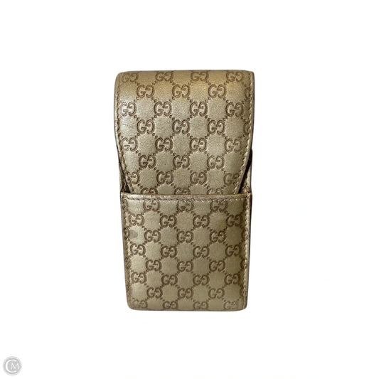 Makeup Bag Luxury Designer By Gucci, Size: Small