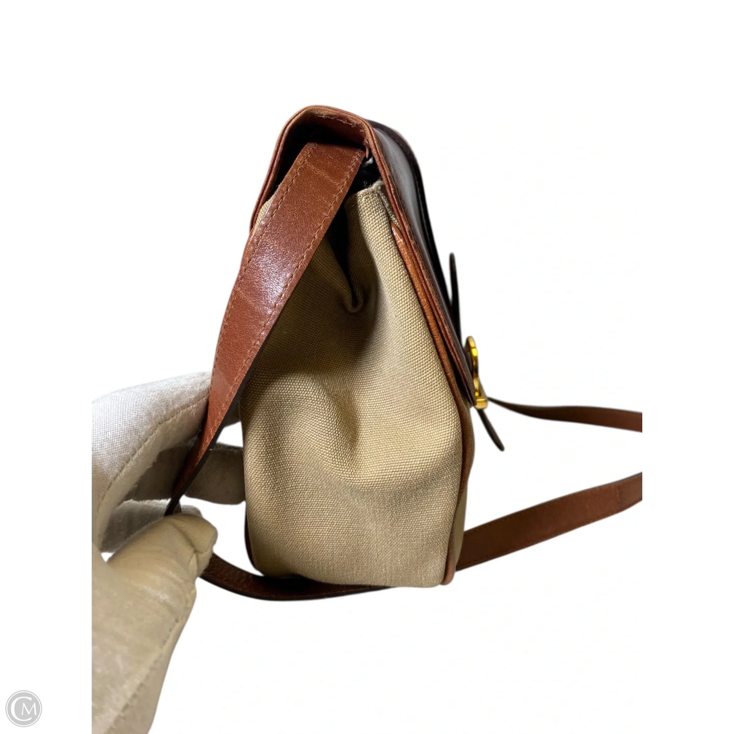 Crossbody Luxury Designer By Ferragamo, Size: Medium