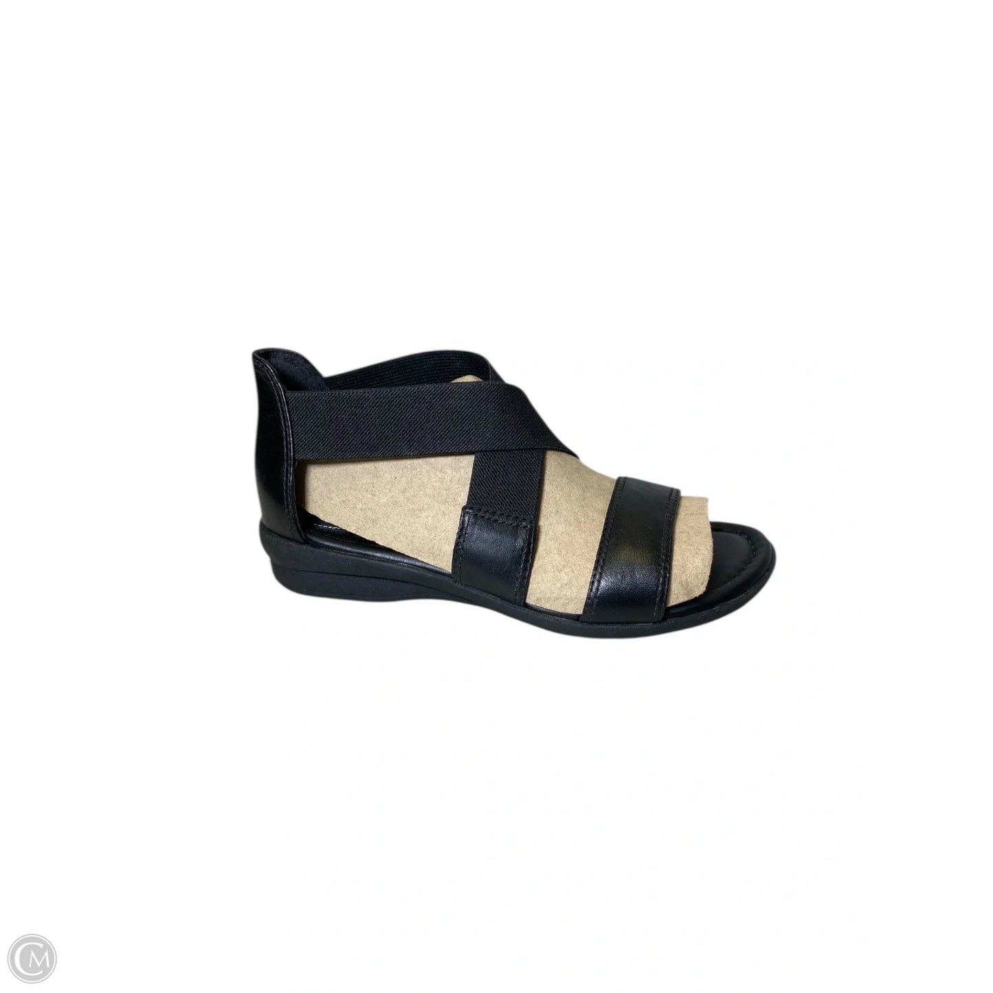 Sandals Flats By Clarks In Black, Size: 8
