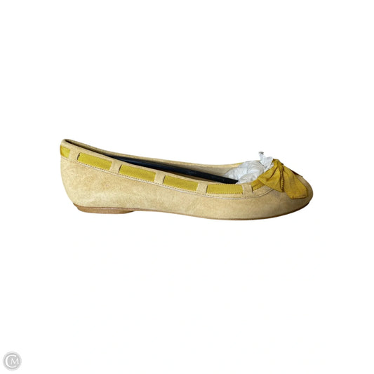 Shoes Flats By Clothes Mentor In Yellow, Size: 7.5