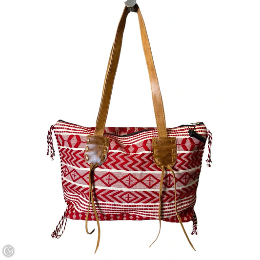 Tote By Clothes Mentor, Size: Large