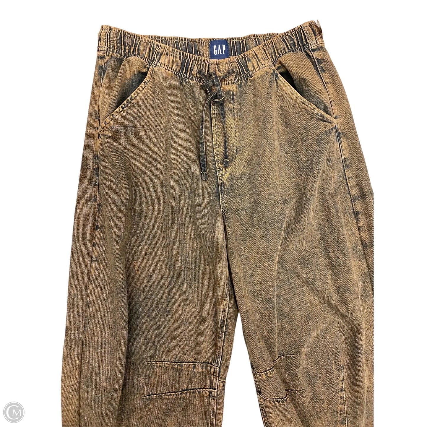 Jeans Wide Leg By Gap In Brown, Size: M