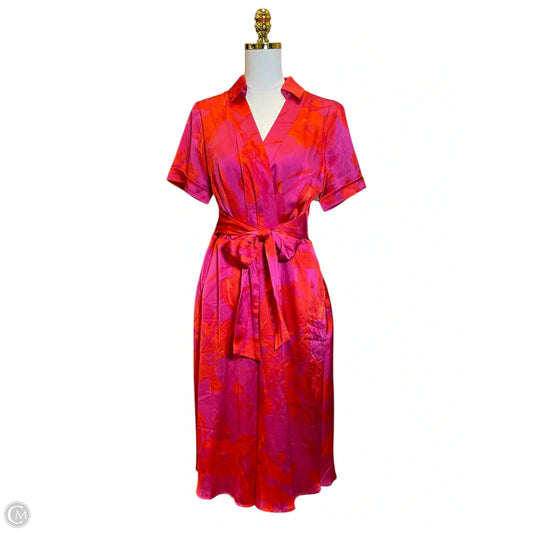 Dress Casual Midi By Tahari In Multi-colored, Size: 12