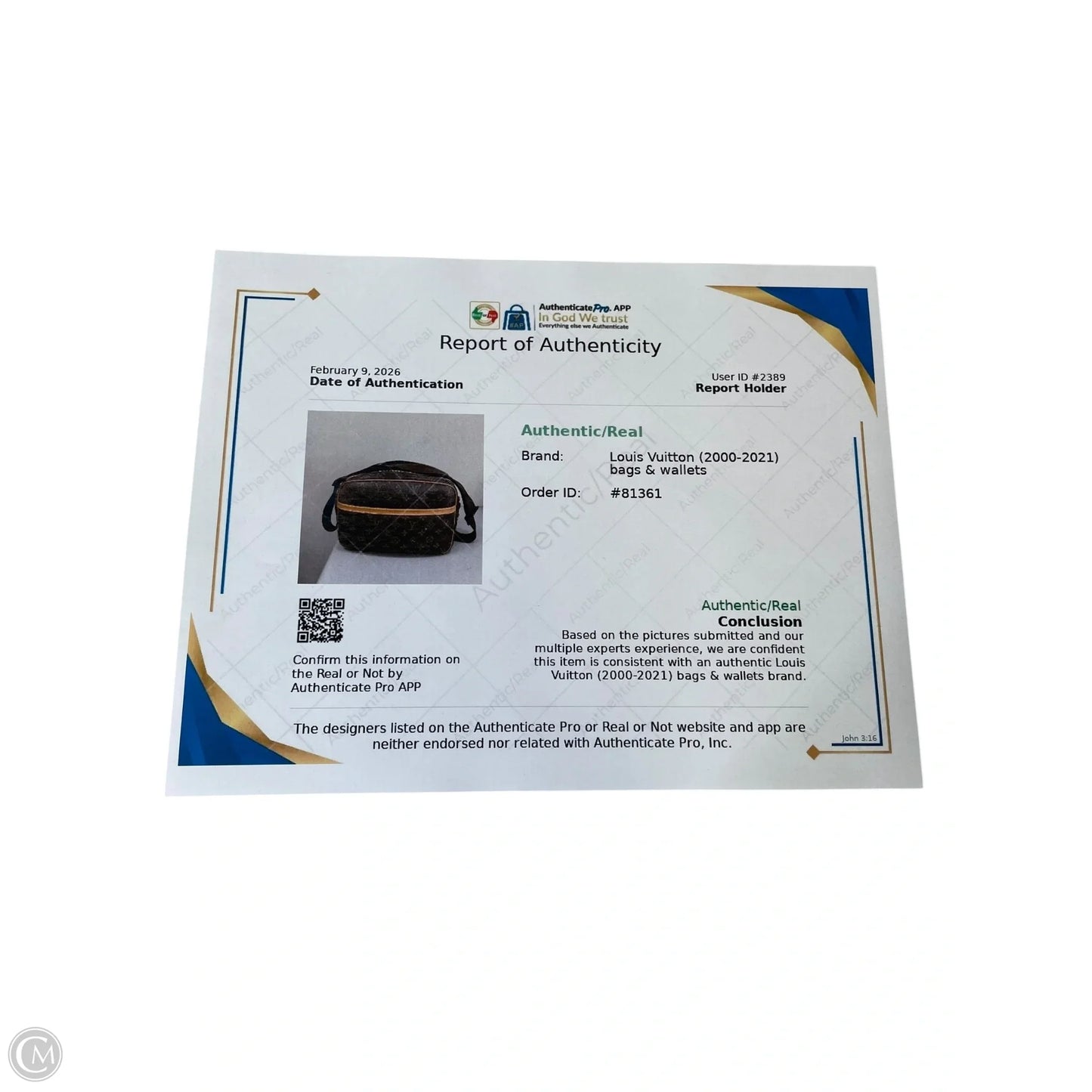 Crossbody Luxury Designer By Louis Vuitton, Size: Medium