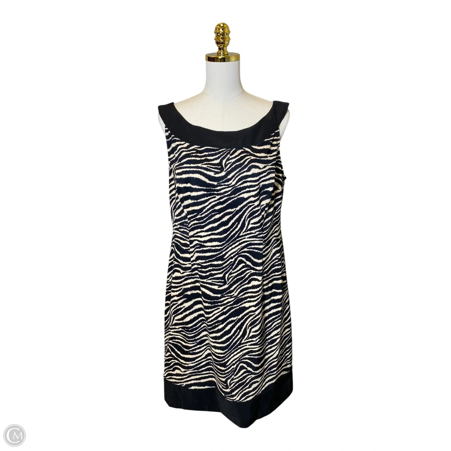 Dress Casual Short By Connected Apparel In Animal Print, Size: 16