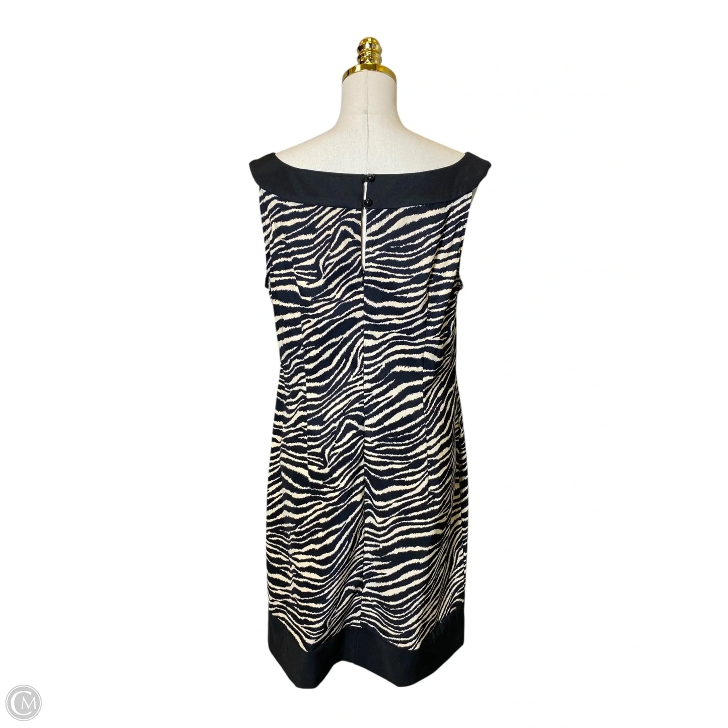 Dress Casual Short By Connected Apparel In Animal Print, Size: 16