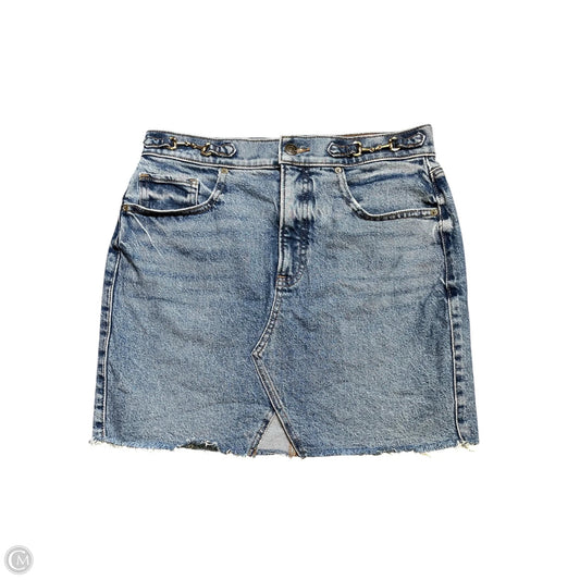Skirt Mini & Short By Express In Blue Denim, Size: 4