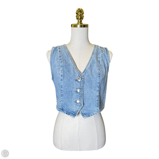 Vest Other By Zara In Blue Denim, Size: M
