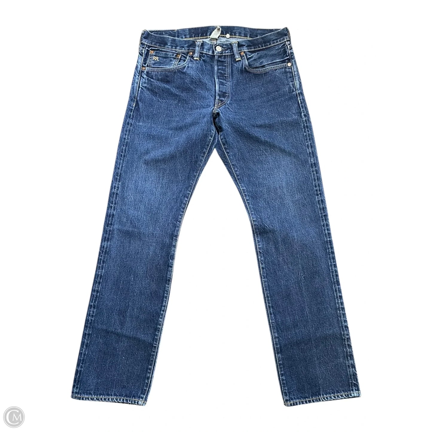 Jeans Straight By Ralph Lauren In Blue, Size: 16