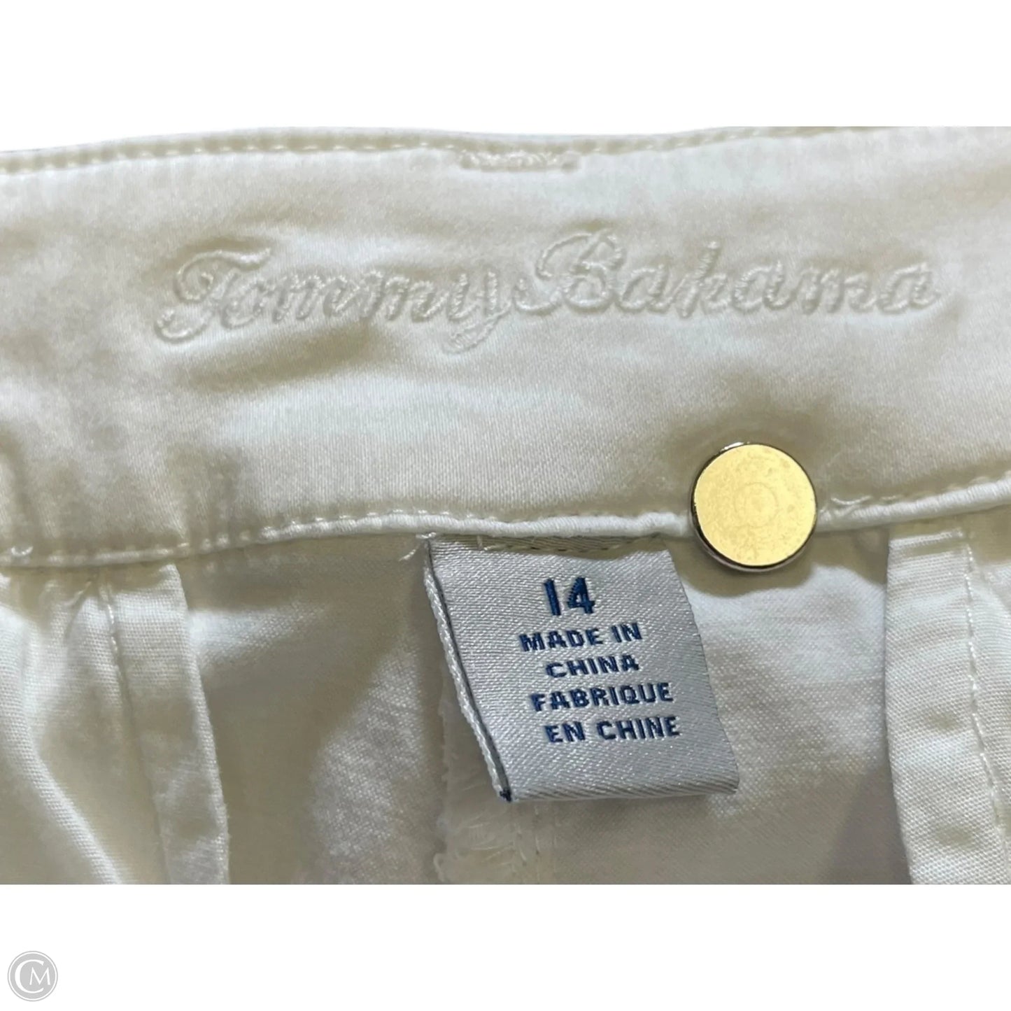 Shorts By Tommy Bahama In White, Size: 14