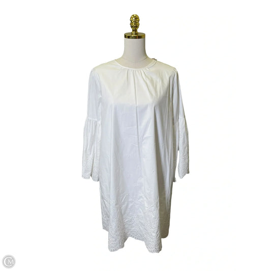 Dress Casual Midi By Michael By Michael Kors In White, Size: L