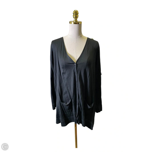 Cardigan By Eileen Fisher In Black, Size: Xl