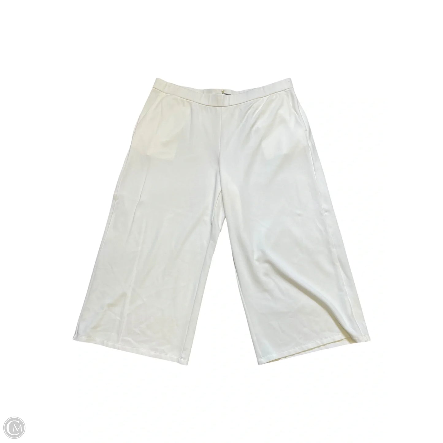 Pants Lounge By Eileen Fisher In White, Size: Xl