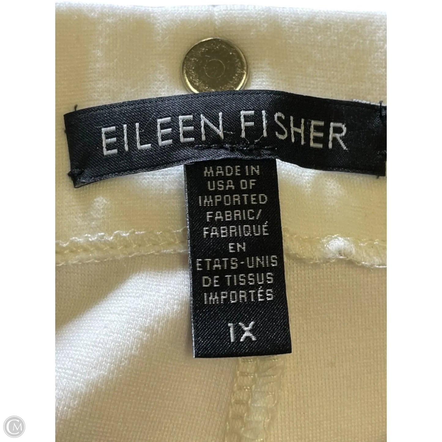 Pants Lounge By Eileen Fisher In White, Size: Xl