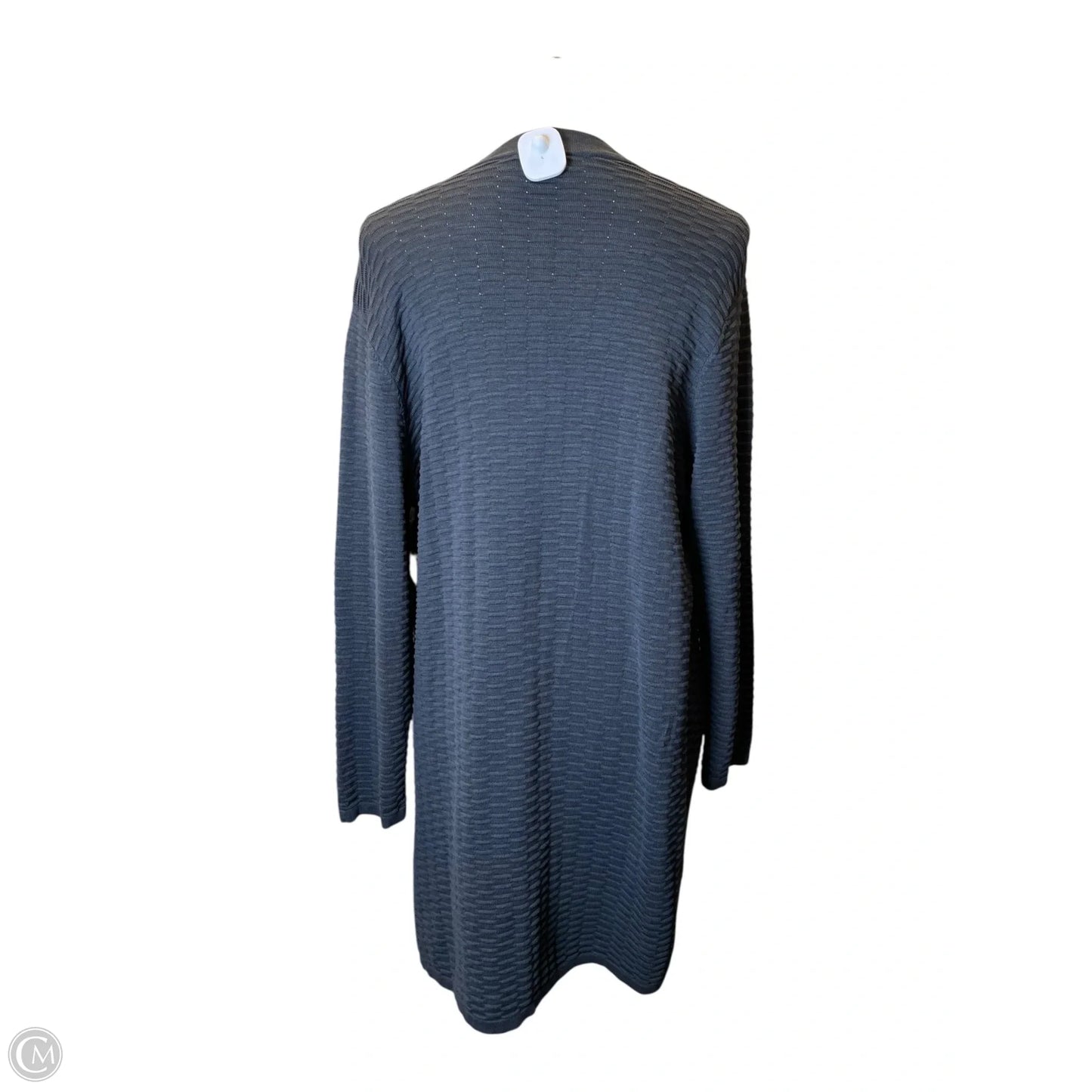 Sweater Cardigan By Eileen Fisher In Grey, Size: Xl