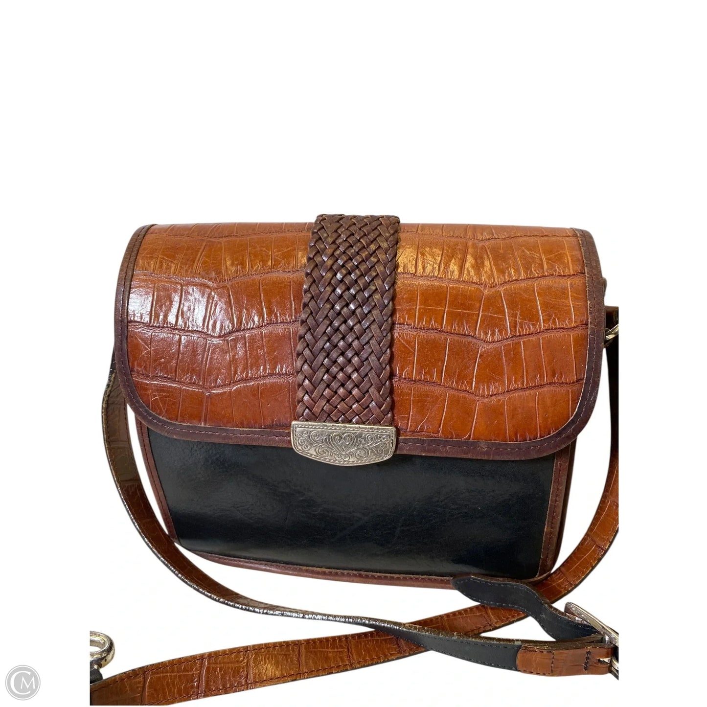 Crossbody Leather By Brighton, Size: Medium