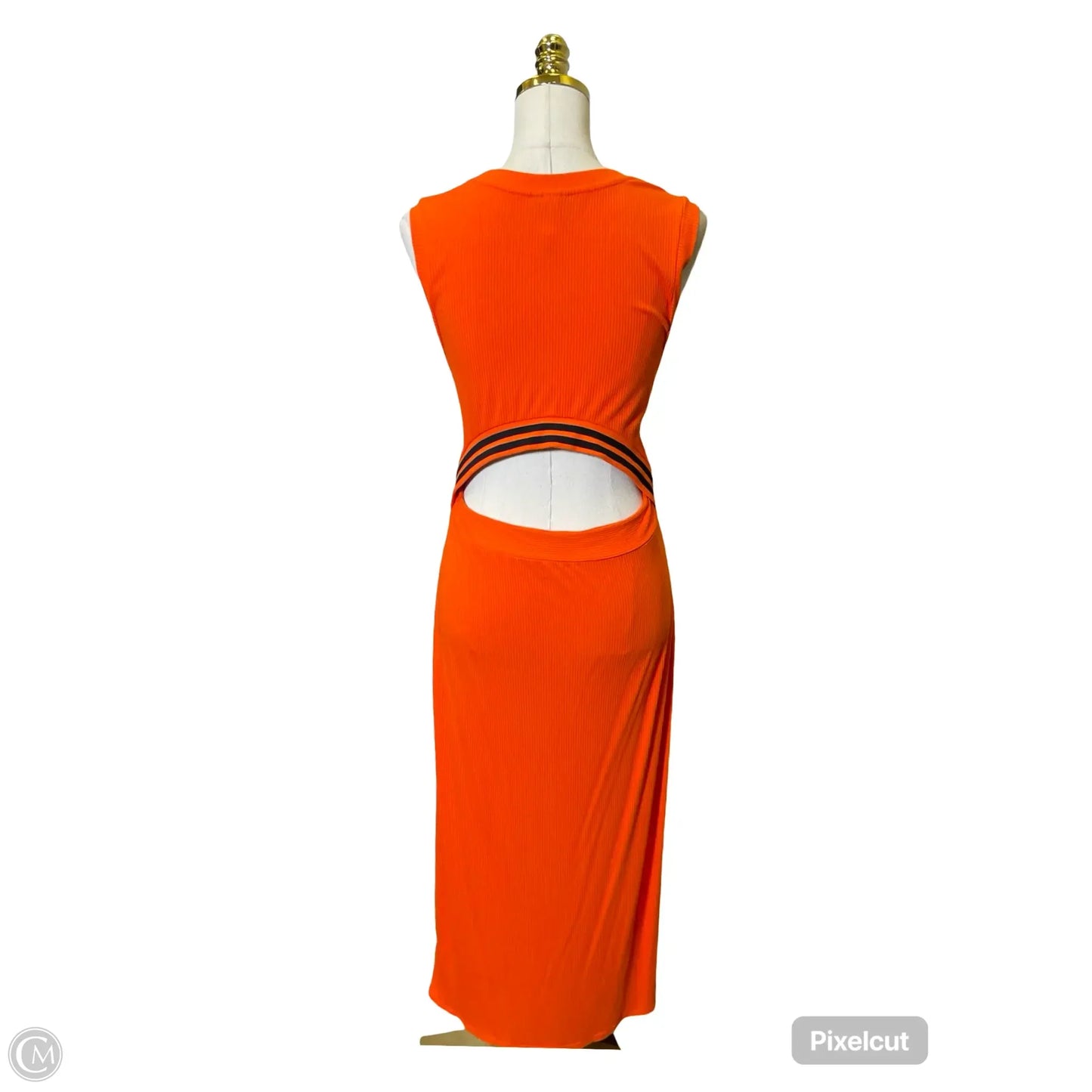 Dress Casual Maxi By Future Collective In Orange, Size: Xl