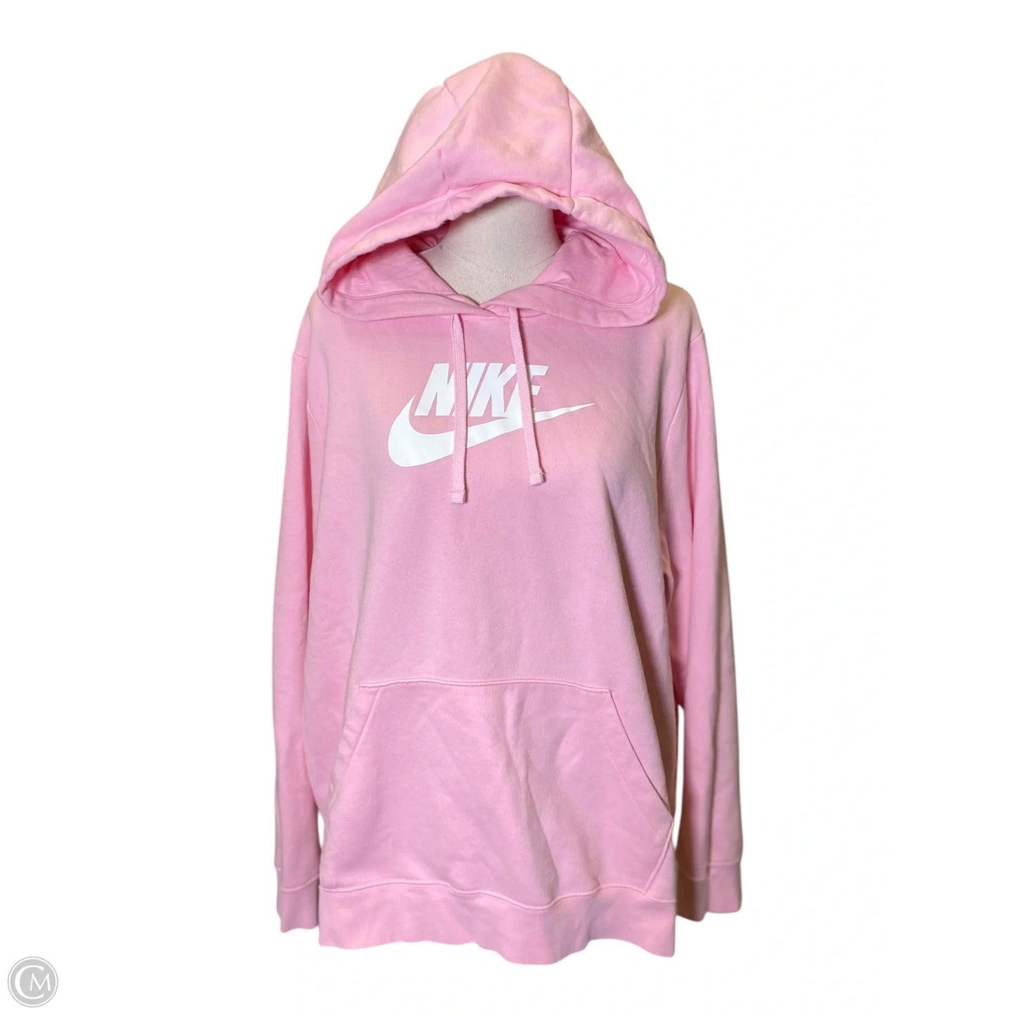Athletic Hoodie By Nike In Pink, Size: Xxl