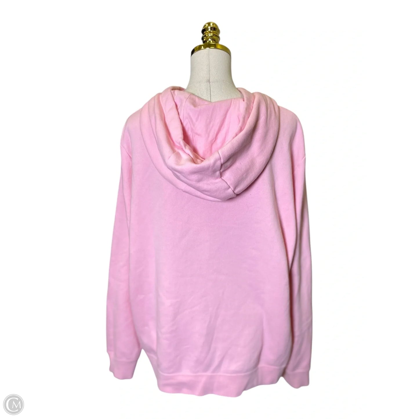 Athletic Hoodie By Nike In Pink, Size: Xxl