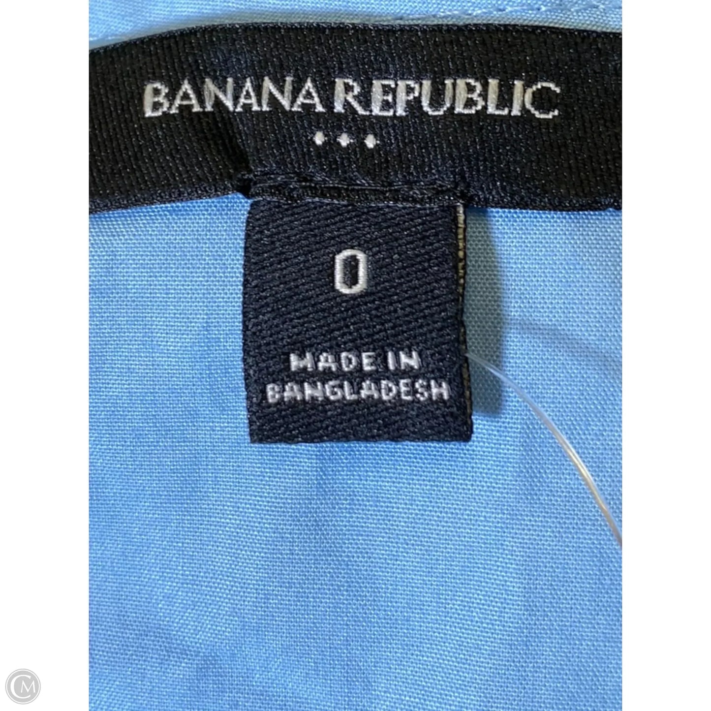 Dress Casual Midi By Banana Republic In Blue, Size: 0