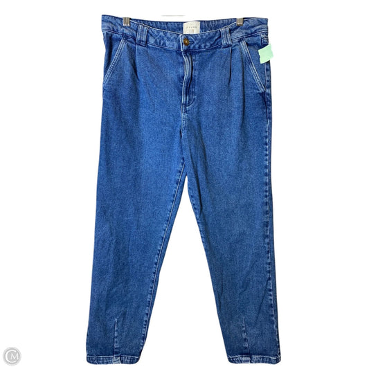 Jeans Straight By Sezane In Blue Denim, Size: 8