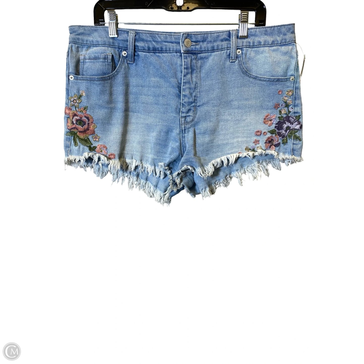 Shorts By Mossimo In Blue Denim, Size: 16