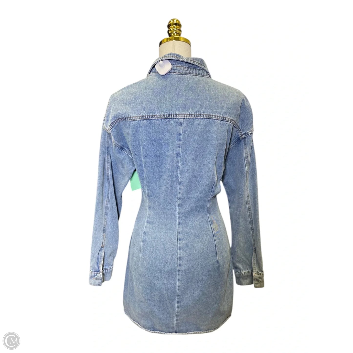 Jacket Denim By Blue Blush In Blue Denim, Size: M
