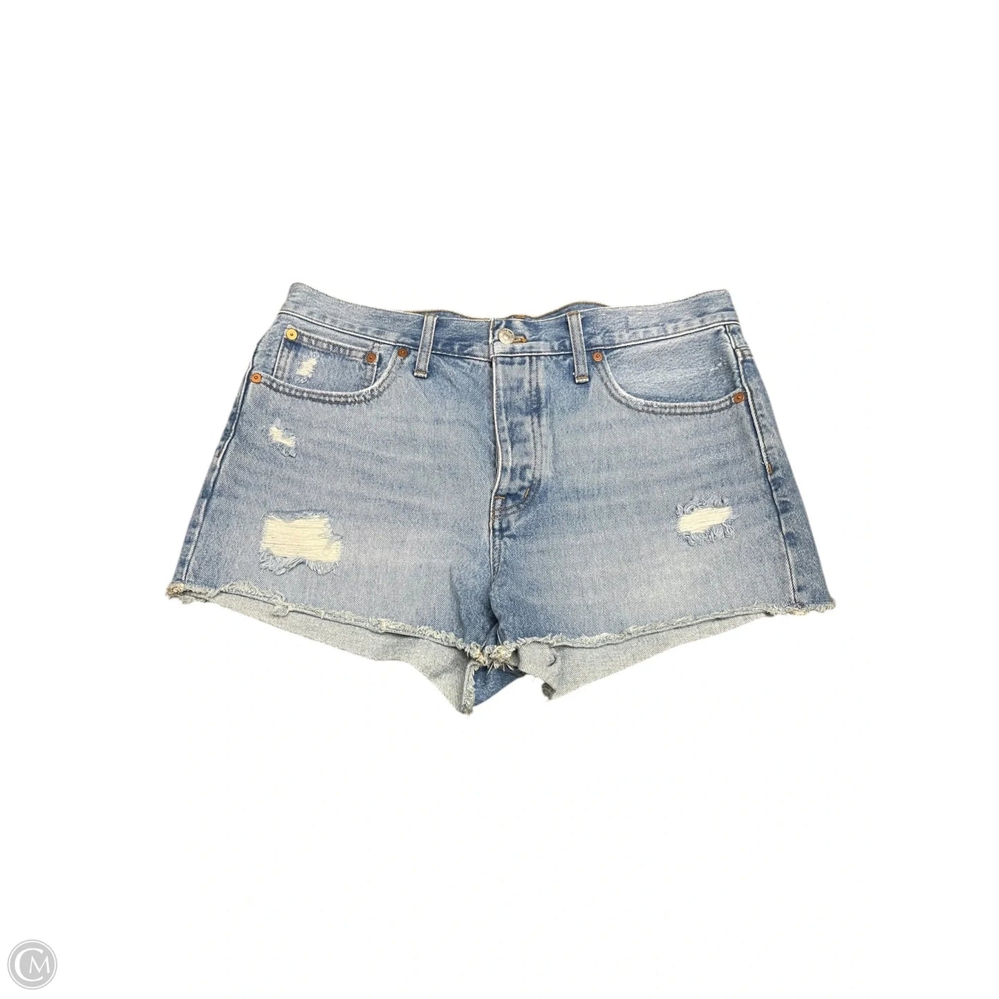 Shorts By Madewell In Blue Denim, Size: 8