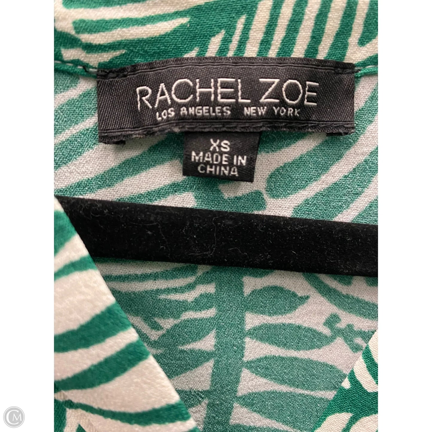 Dress Casual Short By Rachel Zoe In Green & Tan, Size: Xs