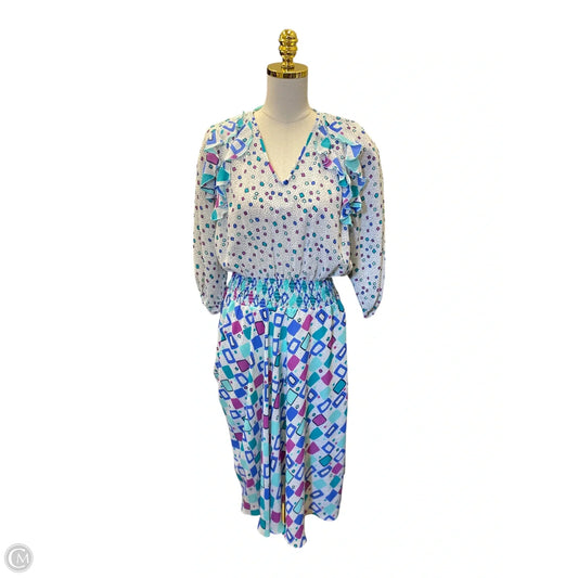 Dress Casual Midi By Clothes Mentor In Multi-colored, Size: 14