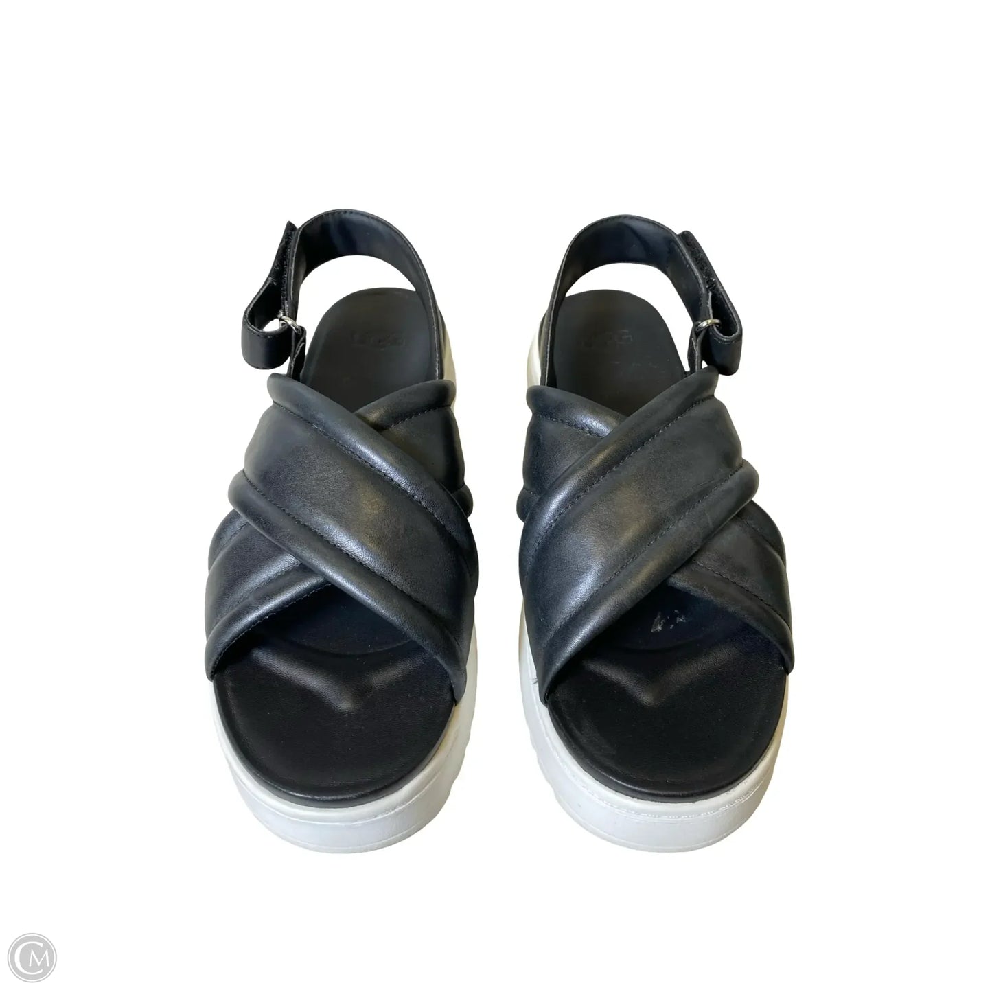 Sandals Designer By Ugg In Black, Size: 9