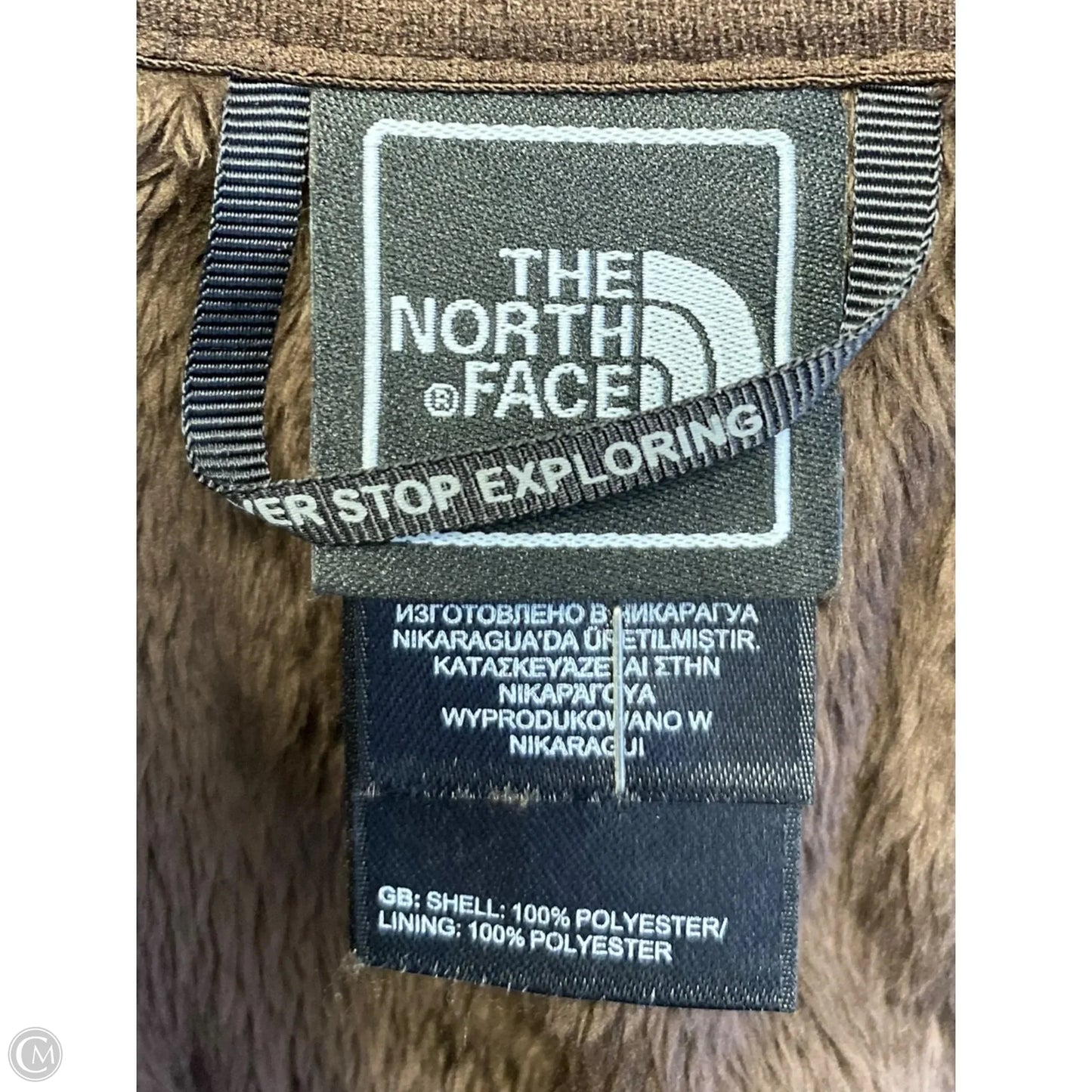 Jacket Moto By The North Face In Brown, Size: M