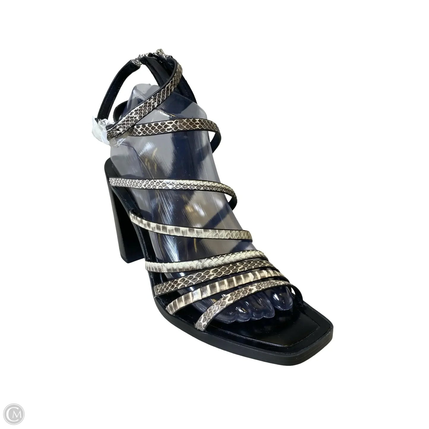 Shoes Heels Block By Franco Sarto In Snakeskin Print, Size: 9