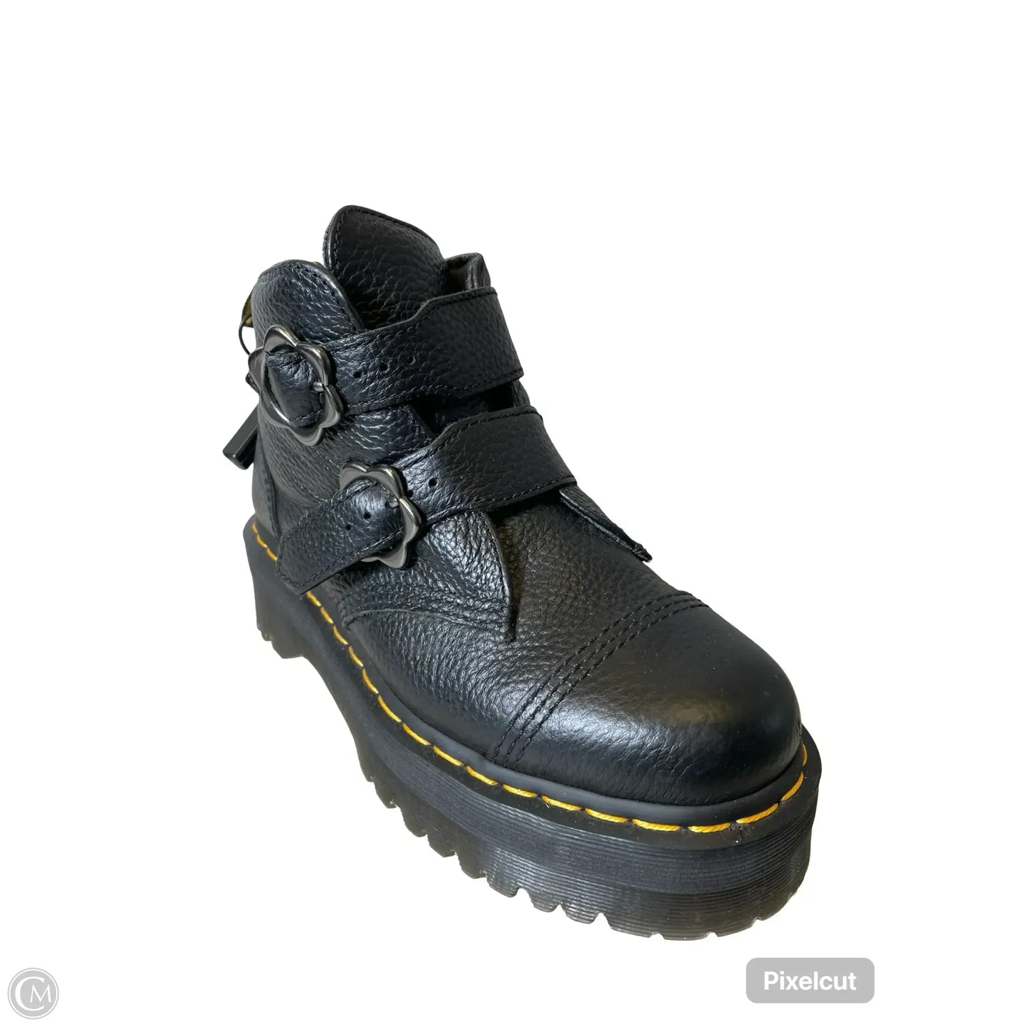 Shoes Heels Platform By Dr Martens In Black, Size: 8