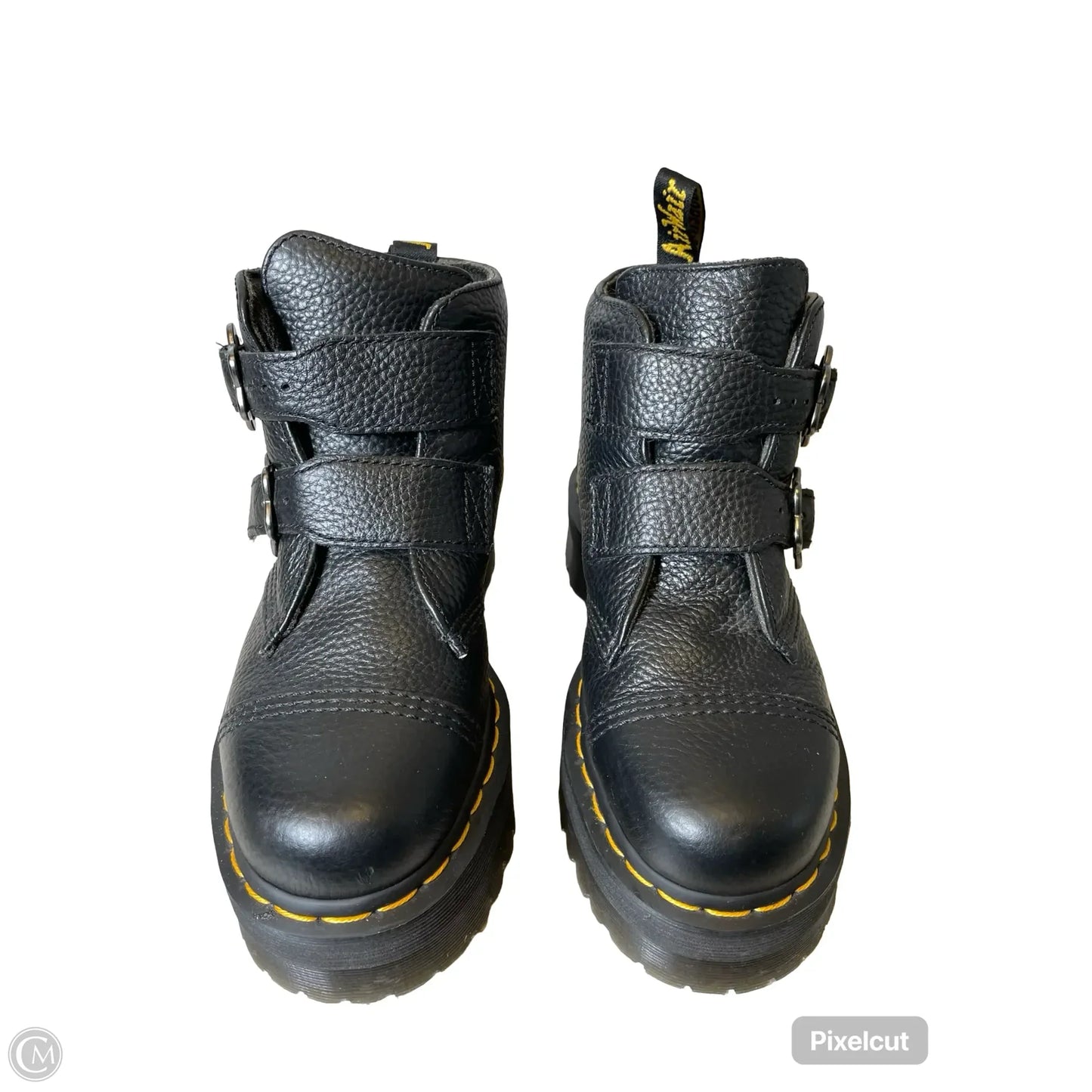 Shoes Heels Platform By Dr Martens In Black, Size: 8