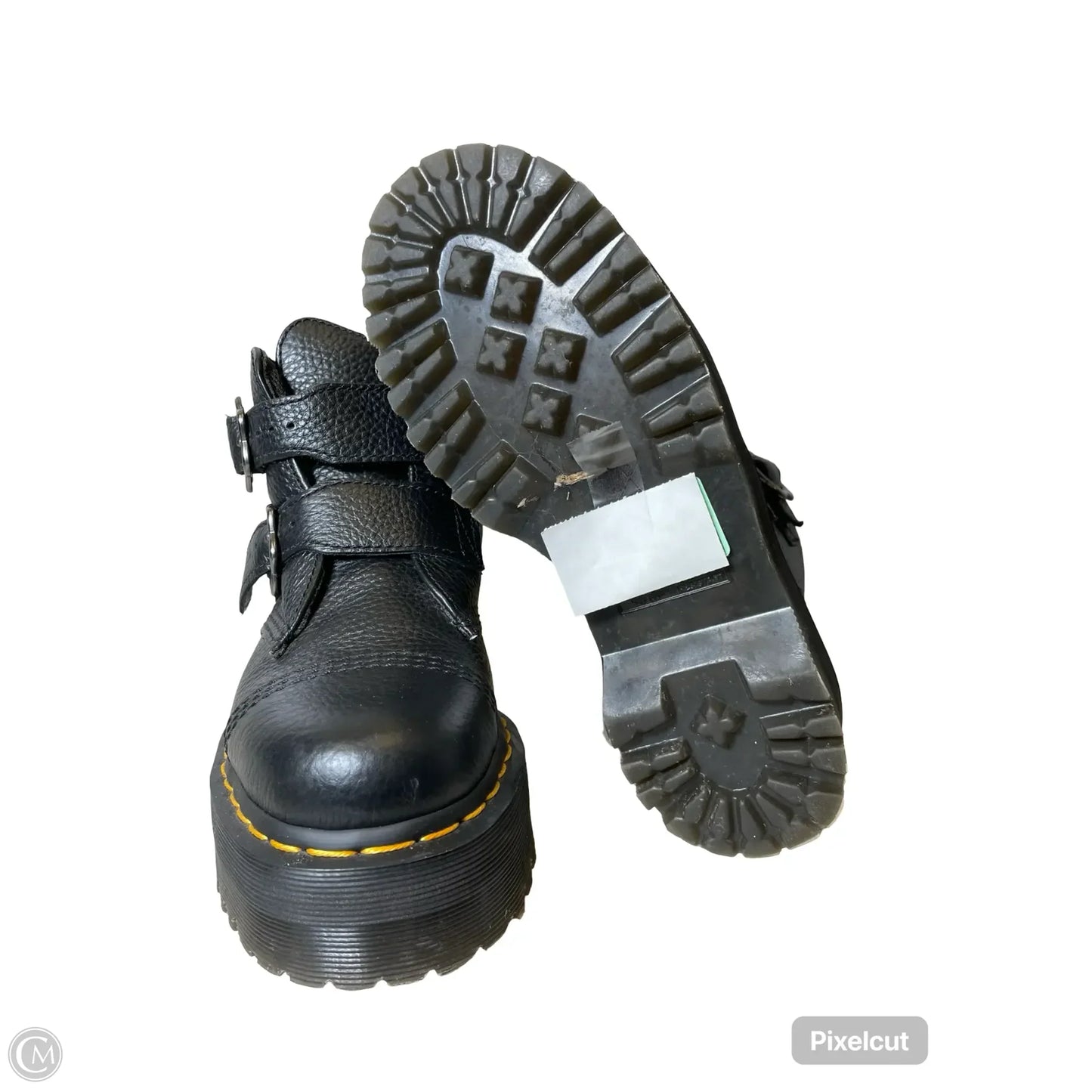 Shoes Heels Platform By Dr Martens In Black, Size: 8