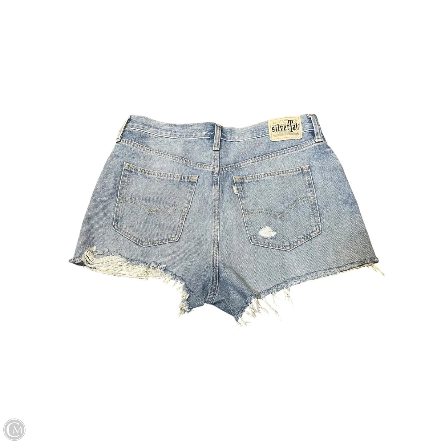 Shorts By Levis In Blue Denim, Size: 14