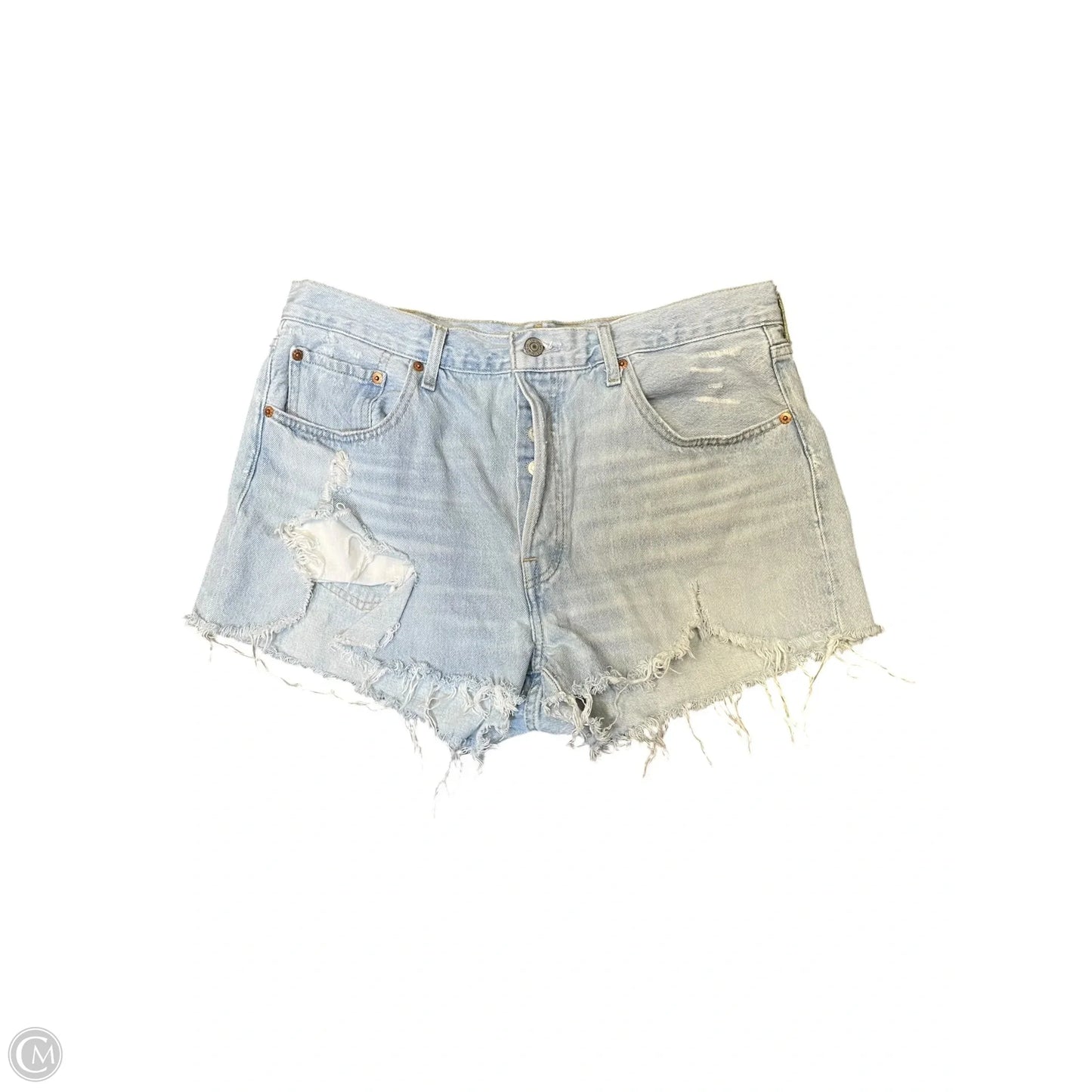 Shorts By Levis In Blue Denim, Size: 14