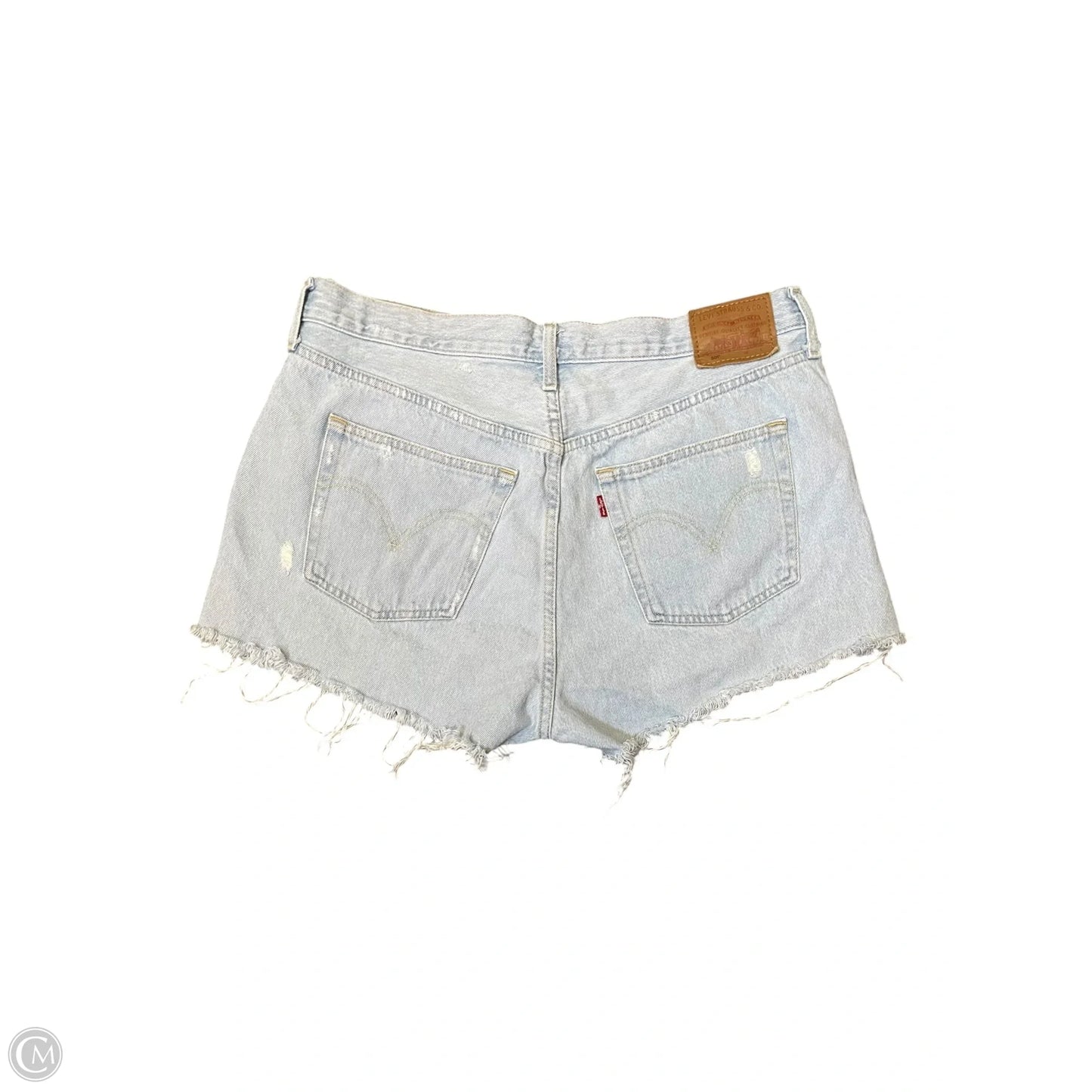 Shorts By Levis In Blue Denim, Size: 14