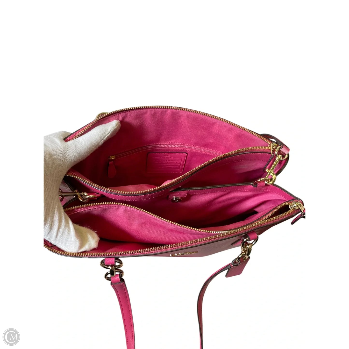 Handbag Designer By Coach, Size: Large