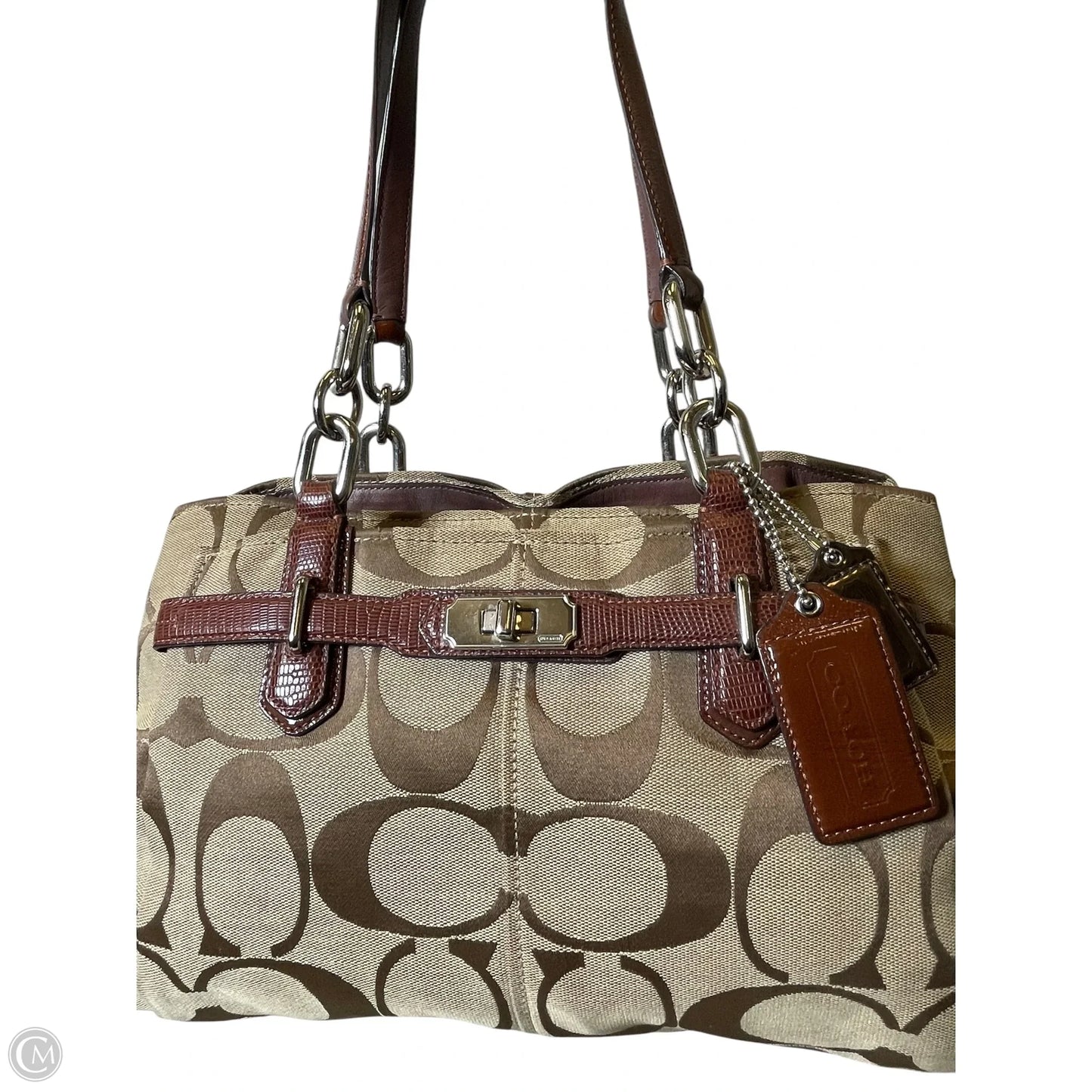 Handbag Designer By Coach, Size: Medium