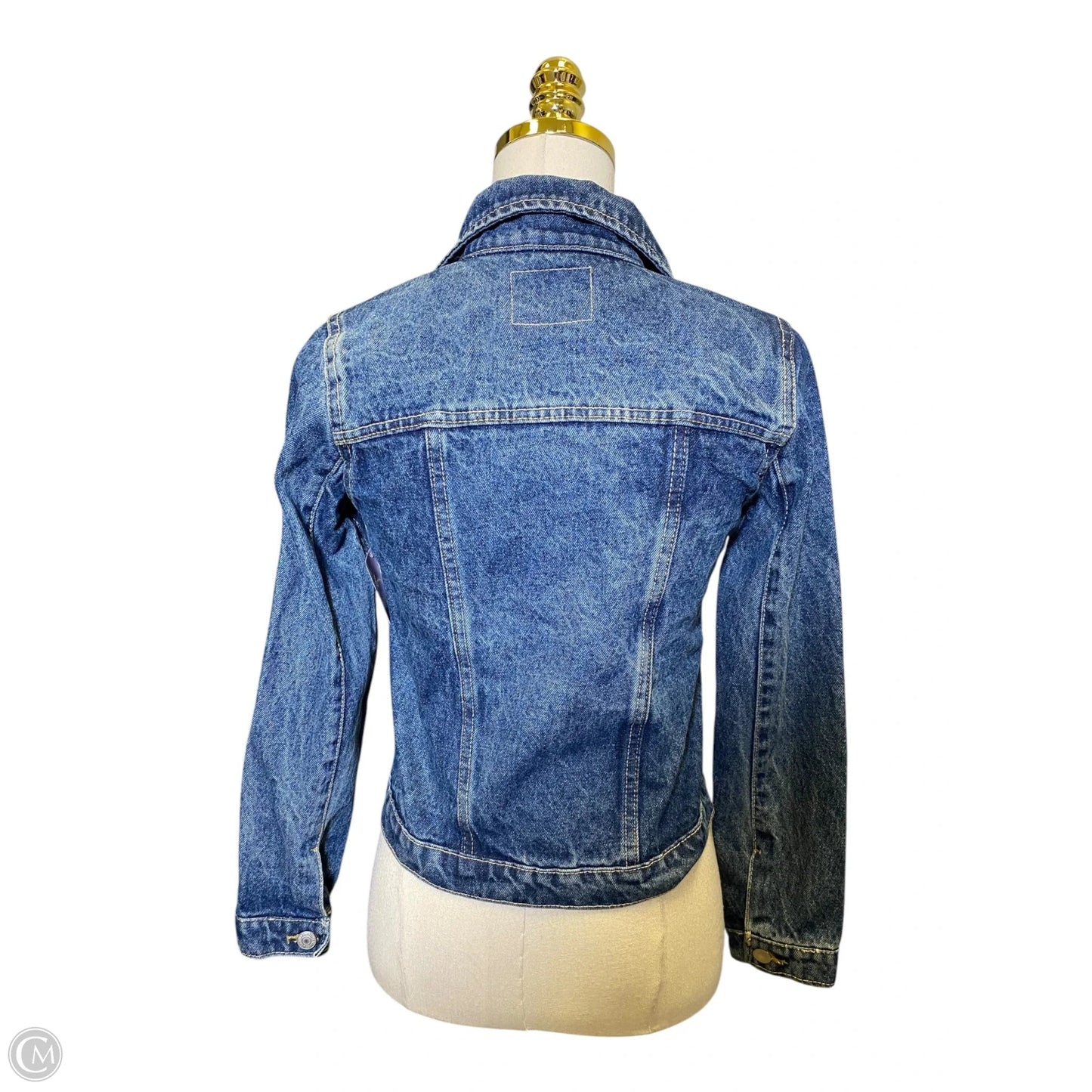 Jacket Denim By Levis In Blue Denim, Size: S