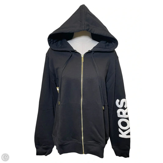 Jacket Designer By Michael Kors In Black, Size: S